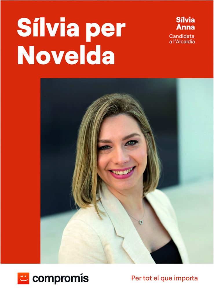 Sílvia per Novelda, eleccions municipals 28 de maig de 2023. Compromís per Novelda